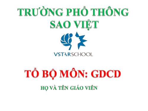 bài 1: tư cham sóc và rèn luyện thân thể