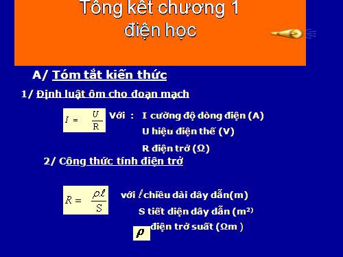 Bài 30. Tổng kết chương 3: Điện học