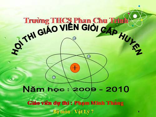 Bài 25. Hiệu điện thế