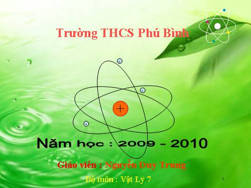 Bài 25. Hiệu điện thế