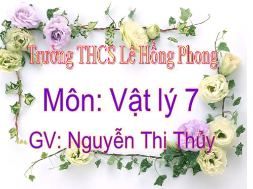 Bài 25. Hiệu điện thế