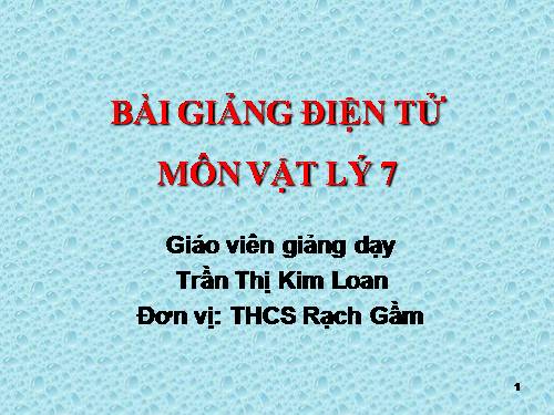 Bài 15. Chống ô nhiễm tiếng ồn