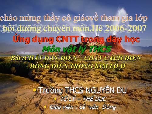 Bài 20. Chất dẫn điện và chất cách điện - Dòng điện trong kim loại