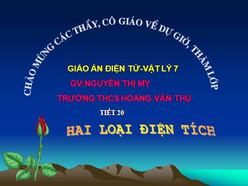 Bài 18. Hai loại điện tích