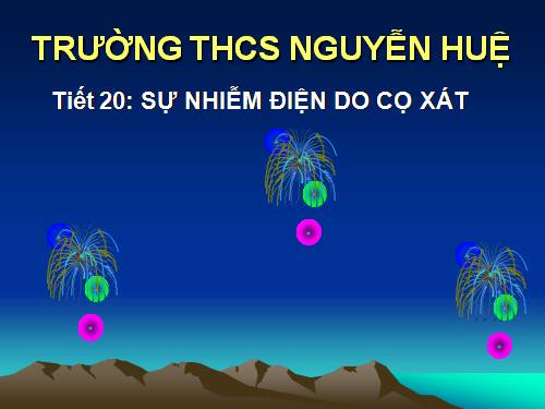 Bài 17. Sự nhiễm điện do cọ xát