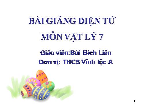 Bài 14. Phản xạ âm - Tiếng vang