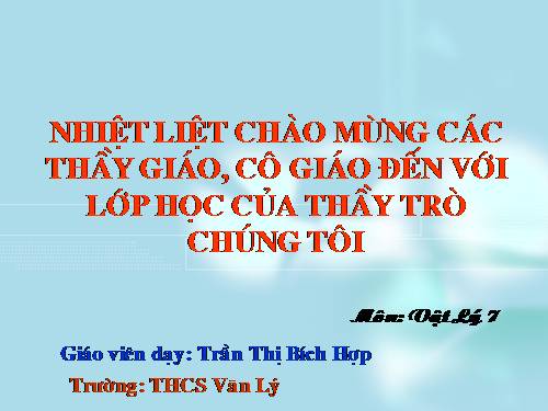 Bài 13. Môi trường truyền âm