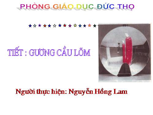 Bài 8. Gương cầu lõm