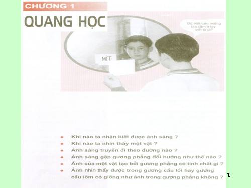 Bài 1. Nhận biết ánh sáng - Nguồn sáng và vật sáng