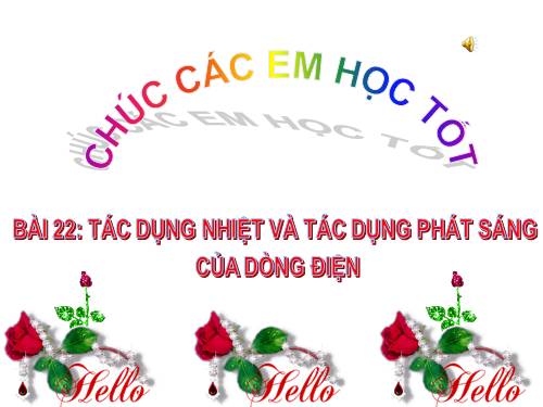 Bài 22. Tác dụng nhiệt và tác dụng phát sáng của dòng điện