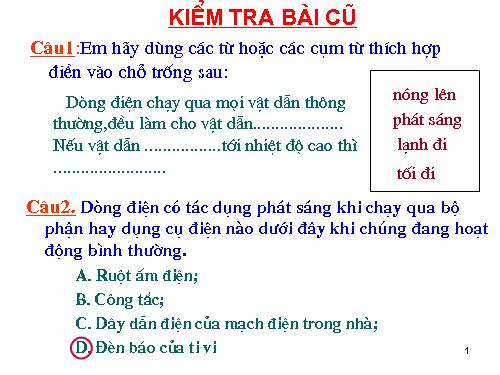 Bài 23. Tác dụng từ, tác dụng hoá học và tác dụng sinh lí của dòng điện