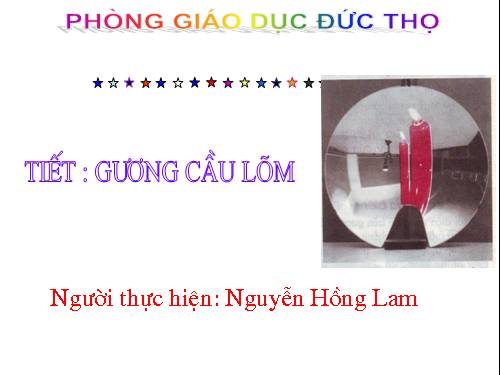 Bài 8. Gương cầu lõm