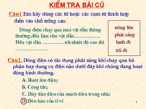 Bài 23. Tác dụng từ, tác dụng hoá học và tác dụng sinh lí của dòng điện