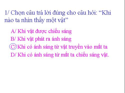 Bài 9. Tổng kết chương I: Quang học