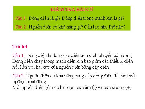 Bài 20. Chất dẫn điện và chất cách điện - Dòng điện trong kim loại