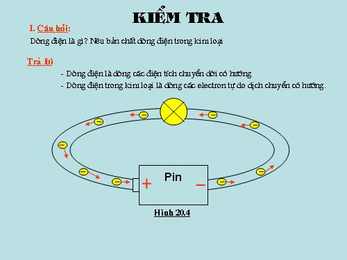 Bài 21. Sơ đồ mạch điện - Chiều dòng điện