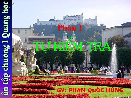 Bài 9. Tổng kết chương I: Quang học