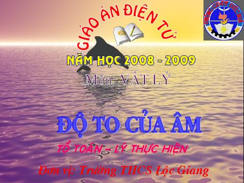 Bài 12. Độ to của âm