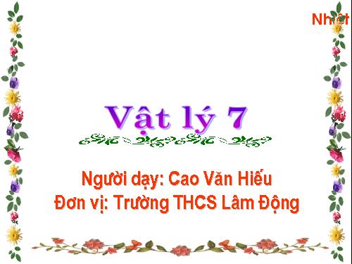 Bài 24. Cường độ dòng điện