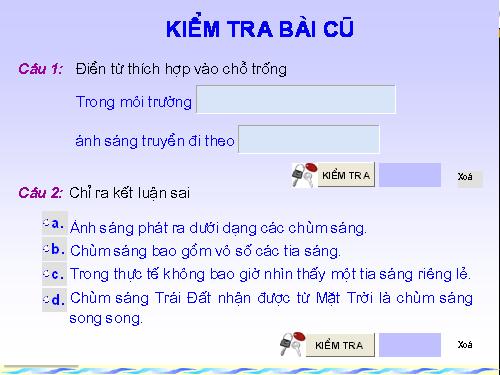 Bài 3. Ứng dụng định luật truyền thẳng của ánh sáng