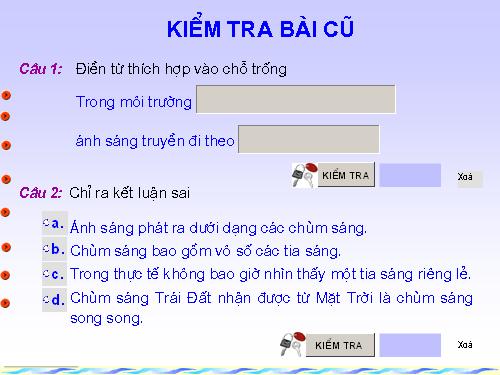 Bài 3. Ứng dụng định luật truyền thẳng của ánh sáng