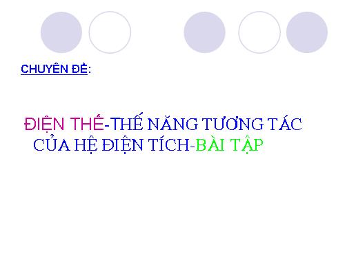 Bài 25. Hiệu điện thế