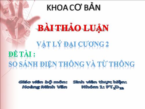 Điện thông và từ thông