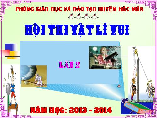 Hôi thi Vật Lý vui lần 2 Hóc Môn