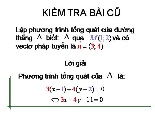 bài tập phương trình đường thẳng lớp 10