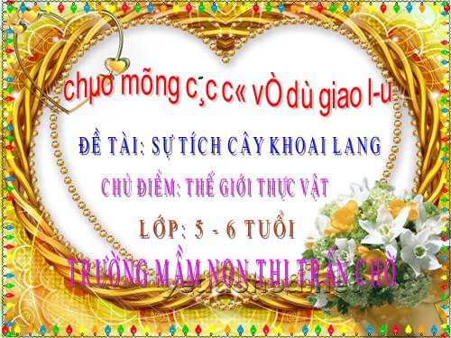 LQVH su tich cay khoai lang