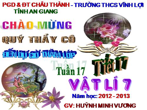 ÔN TÂP THI HỌC KÌ I VẬT LÍ 7 NH2012-2013