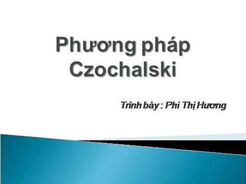 phương pháp nuôi đơn tinh thể