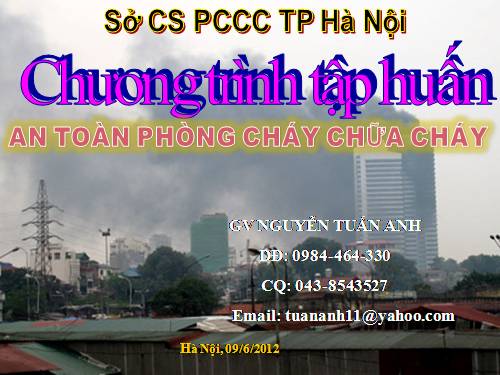 tập huấn PCCC