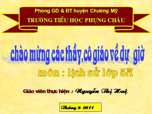 Lich su lop 5