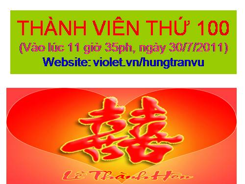Chào mừng trang web