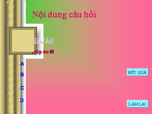 Slide trắc nghiệm sử dụng VBA