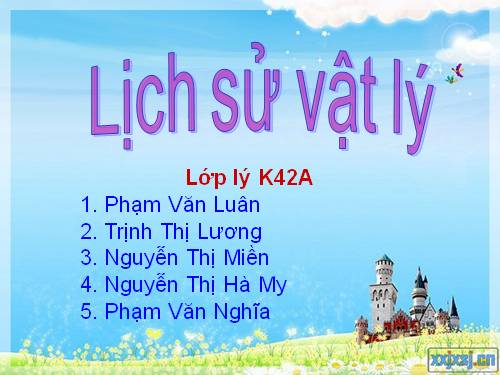 lịch sử vật lý