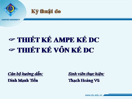Thiet ke Ampe ke va Von ke nhieu tam do