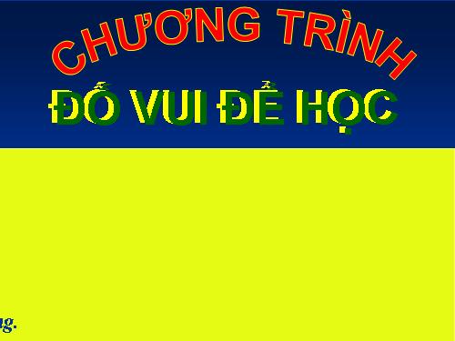 Rung chuông vàng tiểu học 2011