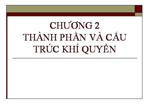 khí tượng