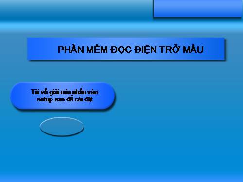 Phần mềm đọc điện trở mầu