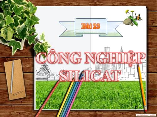 CONG NGHIEP SILICAT
