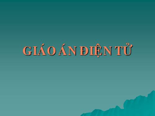 TỪ TRƯỜNG TRONG CÁC DẠNG KHÁC NHAU