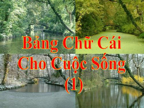bang chu cai cho cuoc song