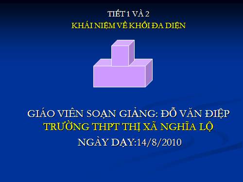 chuong I khoi da dien