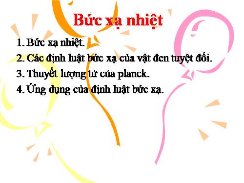 Bức xạ nhiệt1