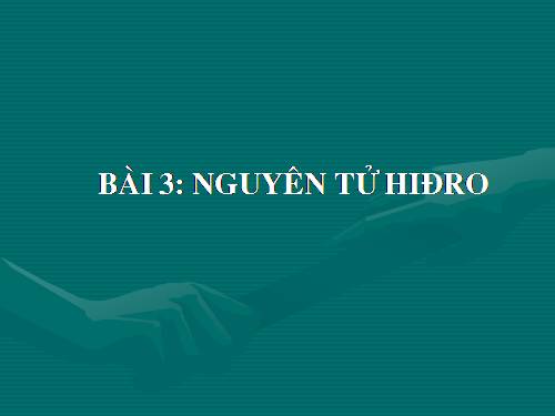 Nguyen tu Hidro