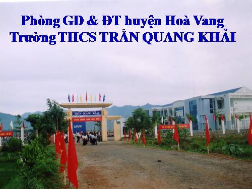 Hoạt động trường Trần Quang Khải-Hòa Vang-Đà Nẵng
