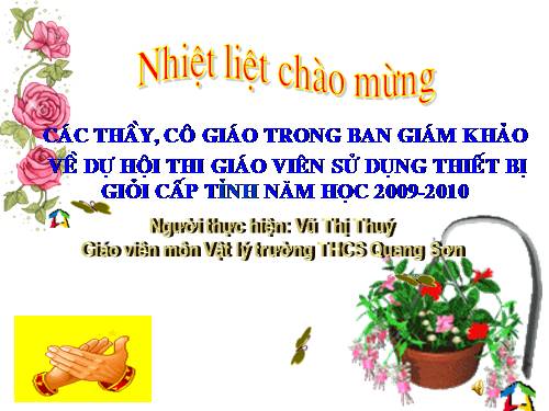 Bài dự thi cấp tỉnh năm 2009-2010