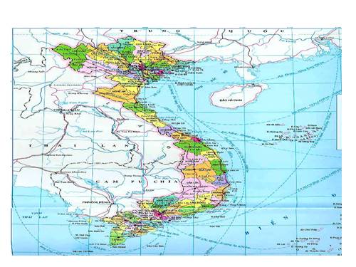 Bản đồ Việt Nam (Năm 2009)